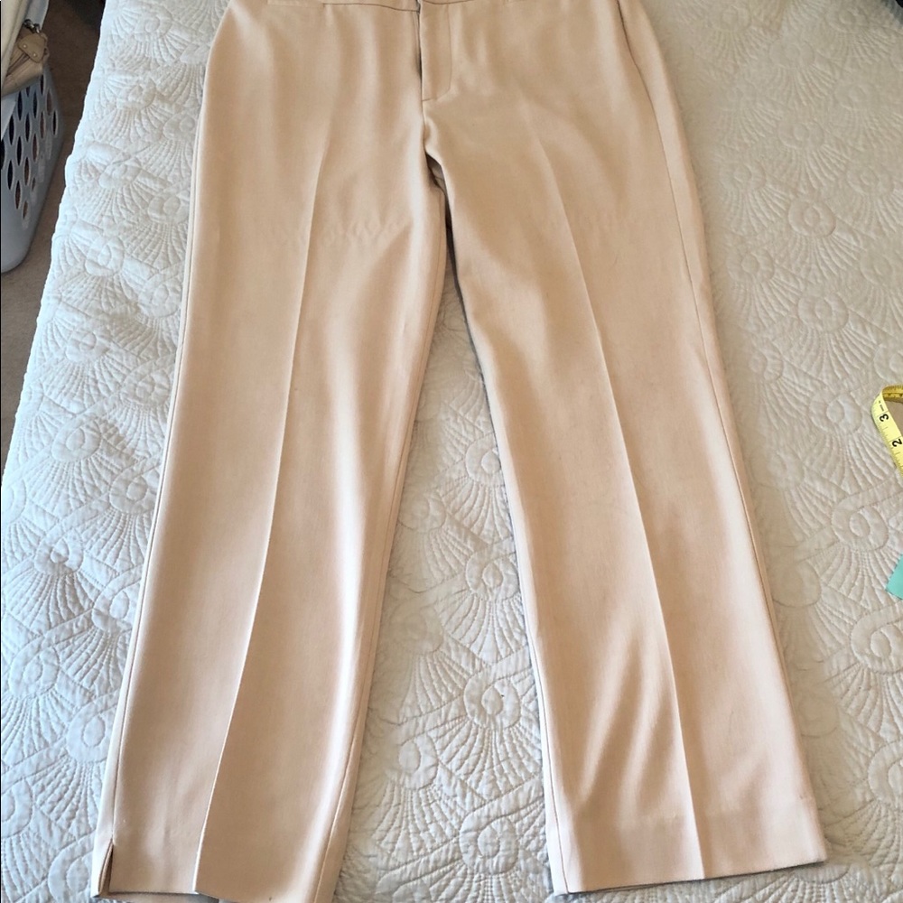 Charted Club Ankle Length Pants Khaki